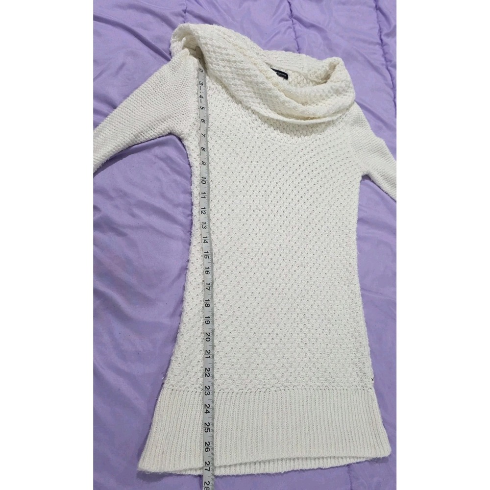 Vintage Y2K American Eagle Outfitters Womens Waffle Knit Cowl Neck Sweater‎ Xxs - Picture 6 of 8